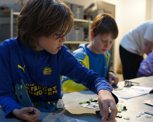 Bouwpakket maat S. Groepsgrootte: t/m 12 kinderen